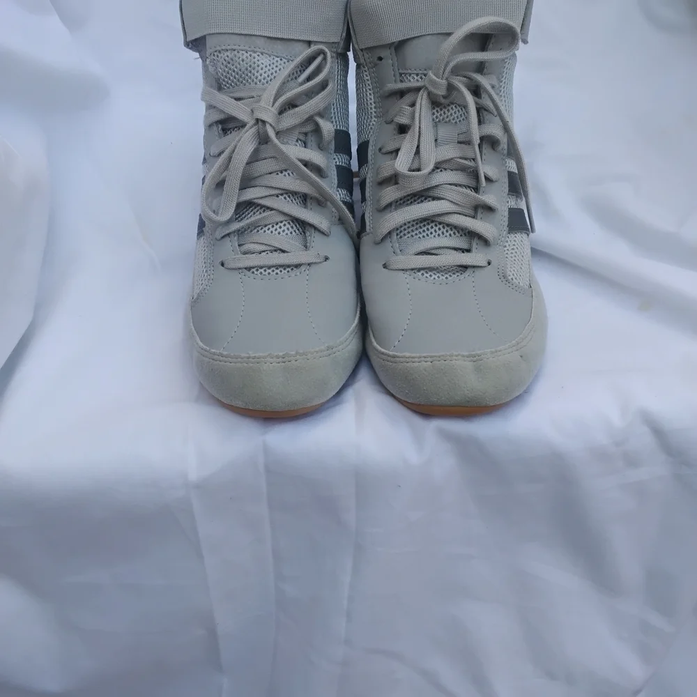 Adidas Gray High-Top Men's Shoes Size 7